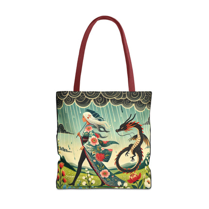 The Dragon Fairy’s Stride Tote Bag – Grace, Strength & Mythic Adventure