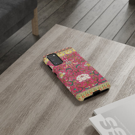 Pink Floral Pattern by Owen Jones Phone Cases