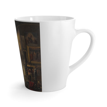 Raphael and his Muse in the Atelier by Vincenzo Abbati Latte Mug