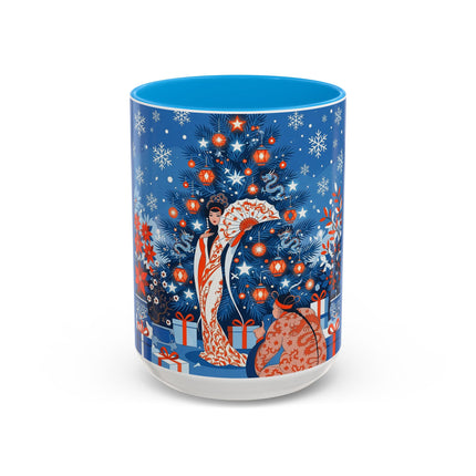 🎋❄️ The Winter Lantern Celebration Colorful Mug – Elegant Asian Christmas Fantasy