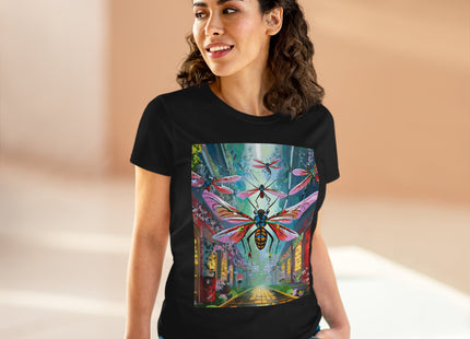 Neon Swarm Cotton Tee