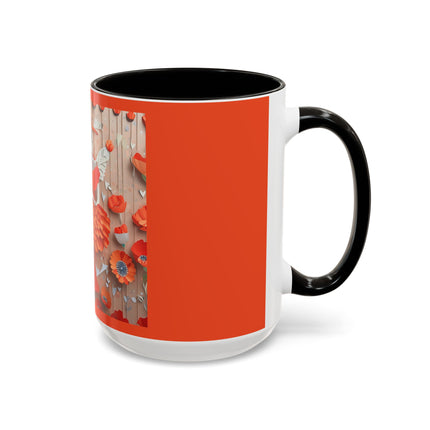 Poppy Fairy Colorful Mugs (11oz, 15oz)