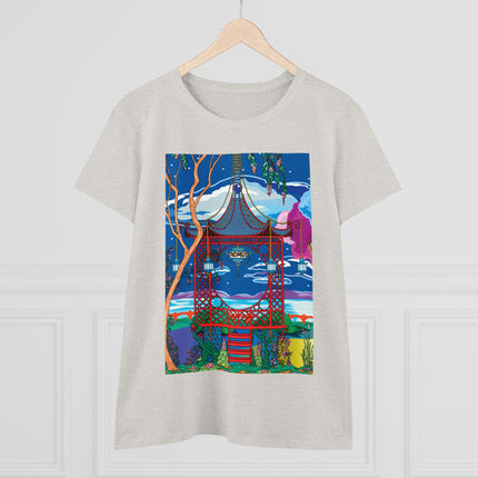 Serene Splendor Women's Midweight Cotton Tee