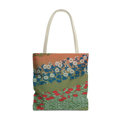 Japanese Flower Pattern II by G.A. Audsley Tote Bag (AOP)