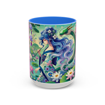 Fairy of the Koi Pond Colorful Mugs (11oz, 15oz)