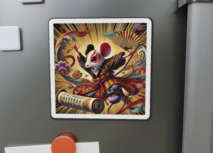 Theatrical Mouse on a Mission Die-Cut Magnets (5 Sizes)