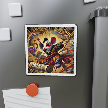 Theatrical Mouse on a Mission Die-Cut Magnets (5 Sizes)