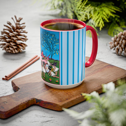 Enchanted Easter Gathering Colorful Mugs (11oz, 15oz)