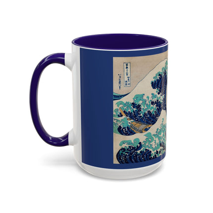The Great Wave off Kanagawa by Katsushika Hokusai Colorful Mugs (11oz, 15oz)