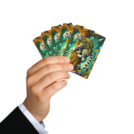Silent Stripes Playing Cards