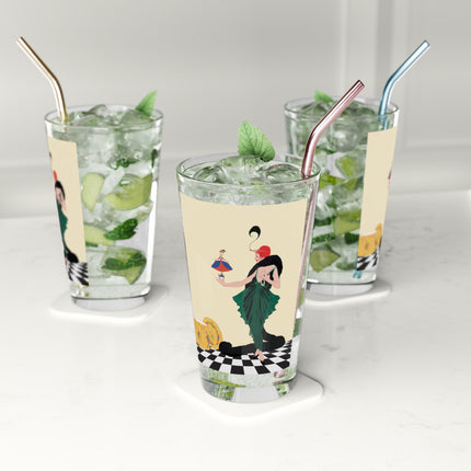 The Marionette Pint Glass – Theatrical Glamour & Cabaret Elegance