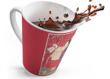 Wood for the Plum Tree by Tsukioka Yoshitoshi Latte Mug