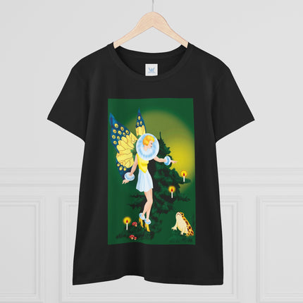 The Enchanted Encounter Women's Midweight Cotton Tee