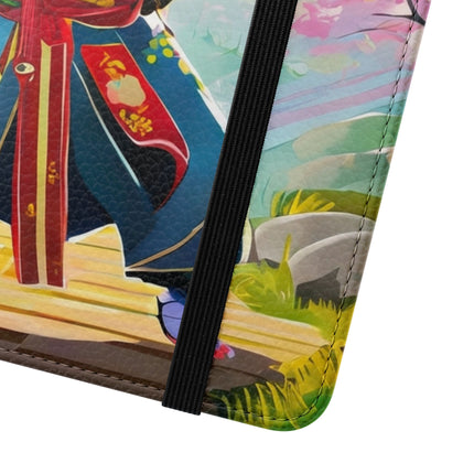 🐀⚔️ Cyber Samurai Rat Flip Case – Neon Discipline & Futuristic Skill