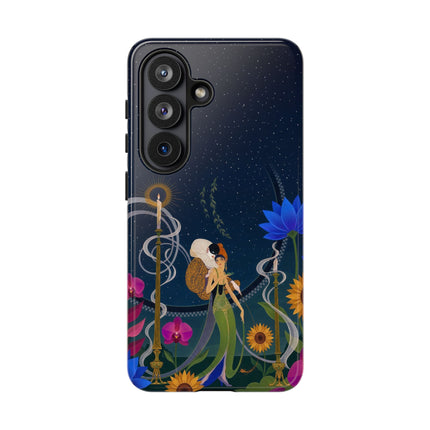 🌙🕯️ The Lady Of The Midnight Garden Phone Case – Art Deco Nocturne
