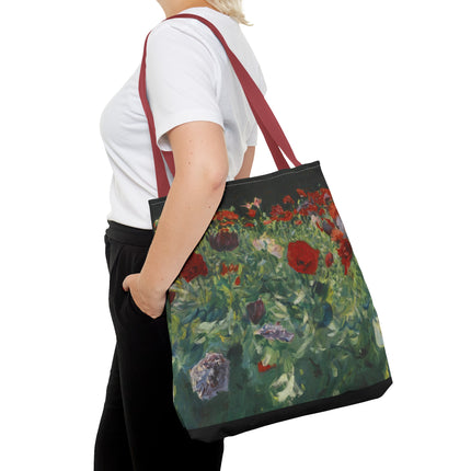 Poppies (A Study of Poppies for Carnation, Lily, Lily, Rose) by John Singer Sargent Tote Bag (AOP)