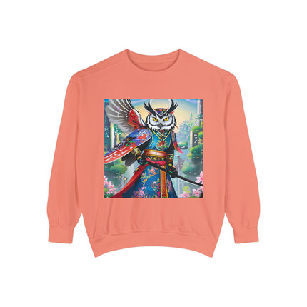 Cyberpunk Samurai Owl Sweatshirt