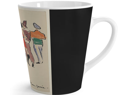 Artists’ Ball, Harlequin and Dancers by Joaquin Torres-Garcia Latte Mug