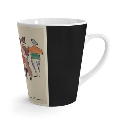 Artists’ Ball, Harlequin and Dancers by Joaquin Torres-Garcia Latte Mug