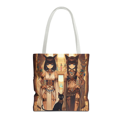 The Egyptian Priestess Cats Tote Bag – Temple Guardians & Ancient Grace