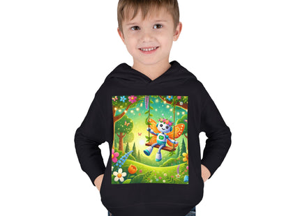 Robot Fairy Toddler Pullover Fleece Hoodie