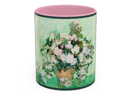 Roses by Vincent Van Gogh Colorful Mugs (11oz, 15oz)
