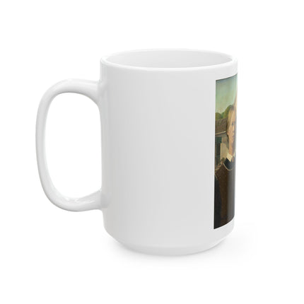 American Gothic by Grant Wood Ceramic Mug (11oz, 15oz)
