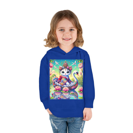 Geisha Kitten’s River Voyage Toddler Pullover Fleece Hoodie