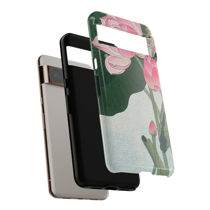 Blooming Lotus Flowers by Ohara Koson Phone Cases
