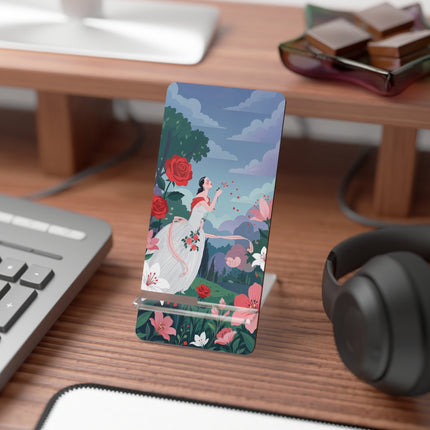🌹🦋 The Lady Of The Butterfly Wishes Mobile Display Stand – Art Deco Floral Romance