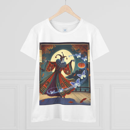 Court Magician with Ghost Butterflies Cotton Tee