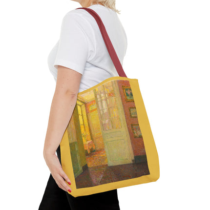 Interior, Window Light by Henri Le Sidaner Tote Bag (AOP)