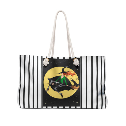 A Witch’s Moonlit Flight Weekender Bag