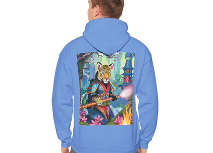 Cyberpunk Leopard – Heavy Blend™ Hooded Sweatshirt