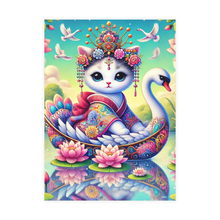 Geisha Kitten’s River Voyage Postcard Bundles (envelopes included) - Bundles of 10, 30, 50 Pieces