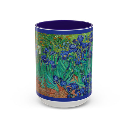 Irises by Vincent Van Gogh Colorful Mugs (11oz, 15oz)