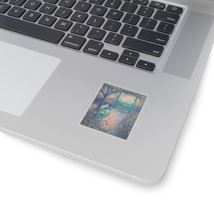 The Artist’s Garden (The Green Chair) by Theodore Earl Butler Kiss-Cut Stickers (4 Sizes)