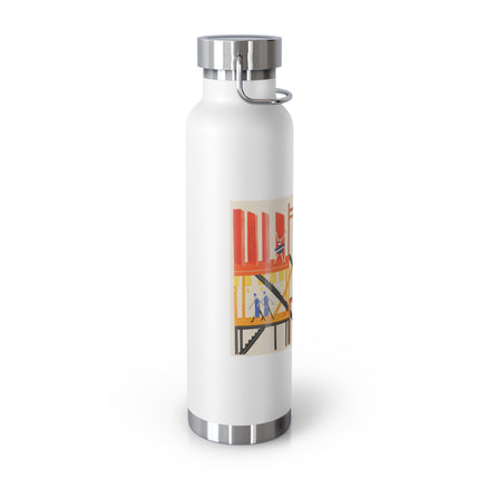Maquettes de Théatre 4 by Alexandra Exter Copper Vacuum Insulated Bottle, 22oz