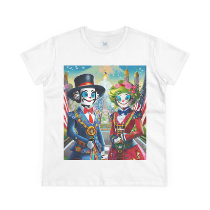 Cyber Punk Robots Cotton Tee