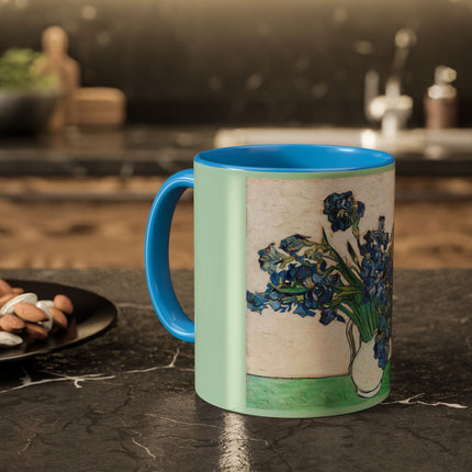 Irises by Vincent Van Gogh Colorful Mugs (11oz, 15oz)