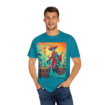 Skeleton Crew of the Misty Seas Unisex Garment-Dyed T-shirt