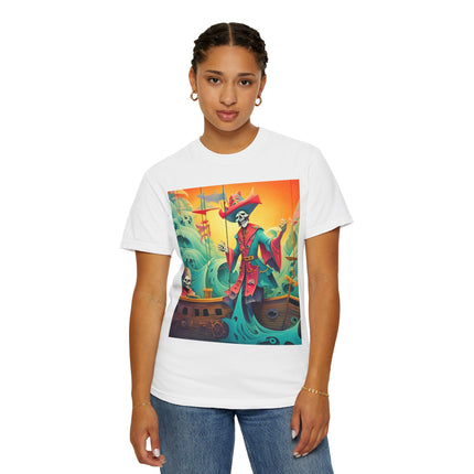 Skeleton Crew of the Misty Seas Unisex Garment-Dyed T-shirt
