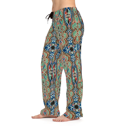 Arabian Ornament by Elizabeth A. Nedwill Women's Pajama Pants (AOP)