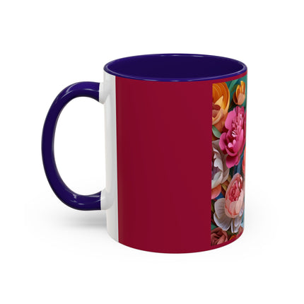 Peonies in Full Bloom Colorful Mugs (11oz, 15oz)