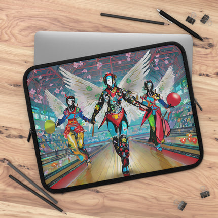 Samurai Robot Angels Laptop Sleeve