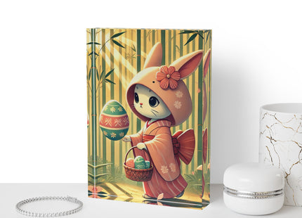 Geisha Kitten’s Easter Acrylic Art Block