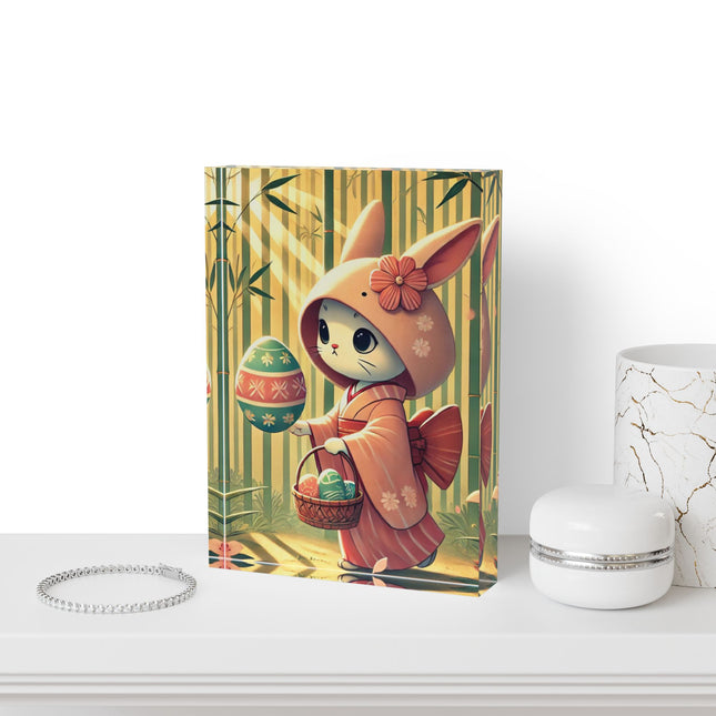 Geisha Kitten’s Easter Acrylic Art Block