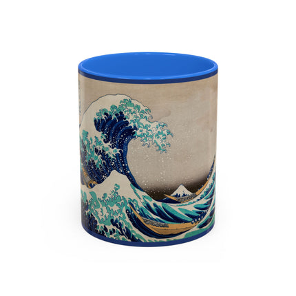 The Great Wave off Kanagawa by Katsushika Hokusai Colorful Mugs (11oz, 15oz)