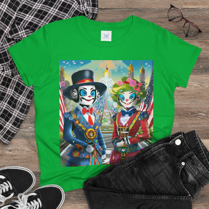 Cyber Punk Robots Cotton Tee