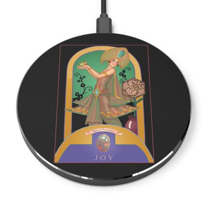 October & Opal, Tourmaline (from the Gem Series) by Sofia Chiostri Wireless Charger